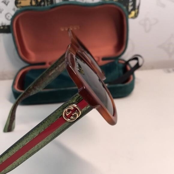 New  Authentic Gucci GG0036SA 003 Oversized Square Sunglasses ✨ - Picture 12 of 12